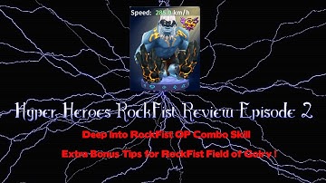 Hyper Heroes RockFist Review Episode 2 (Deep into Combo Skill)