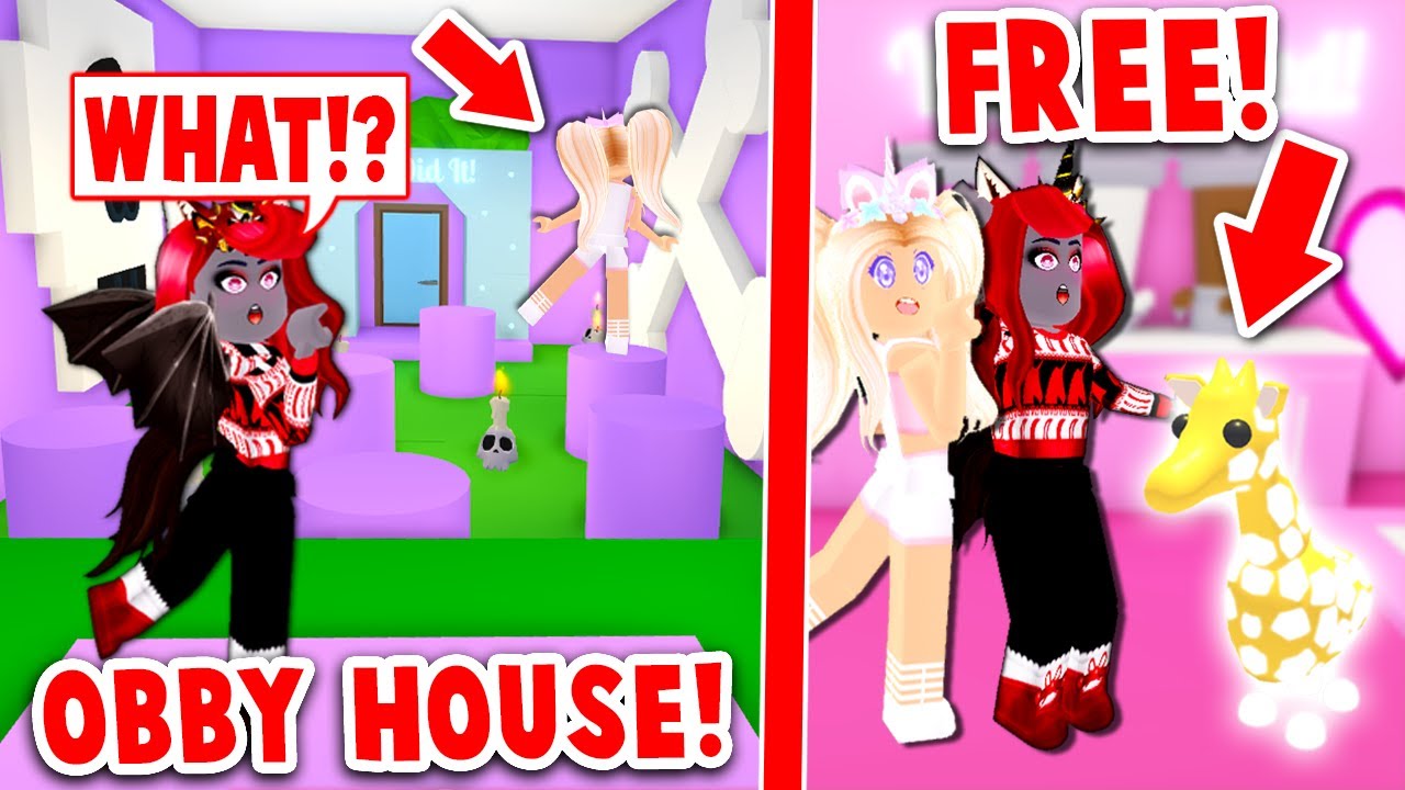 If You Complete This Obby House You Win A Pet In Adopt Me Roblox Youtube - unicorn obby roblox