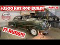 CHEAP TURBO BUILD RUNS! $3500 RAT ROD BUDGET REBUILD! PART 26! CUSTOM HOT ROD CHASSIS SWAP S10 CHEVY