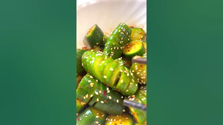 Korean cucumber salad - so good! - DayDayNews