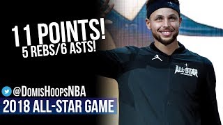 Stephen Curry Full Highlights at 2018 All-Star Game - 11 Pts, 5 Rebs, 6 Asts!