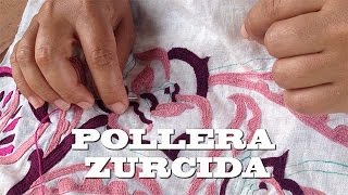 Cómo se hace una Pollera Zurcida Calada?