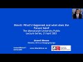 Public Lecture | Brexit: What’s happened and what does the future hold? | Prof Anand Menon