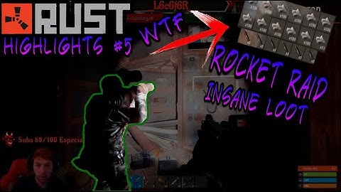 Rocket Raid Gives INSANE LOOT(Rust Twitch PVP Highlights #5)