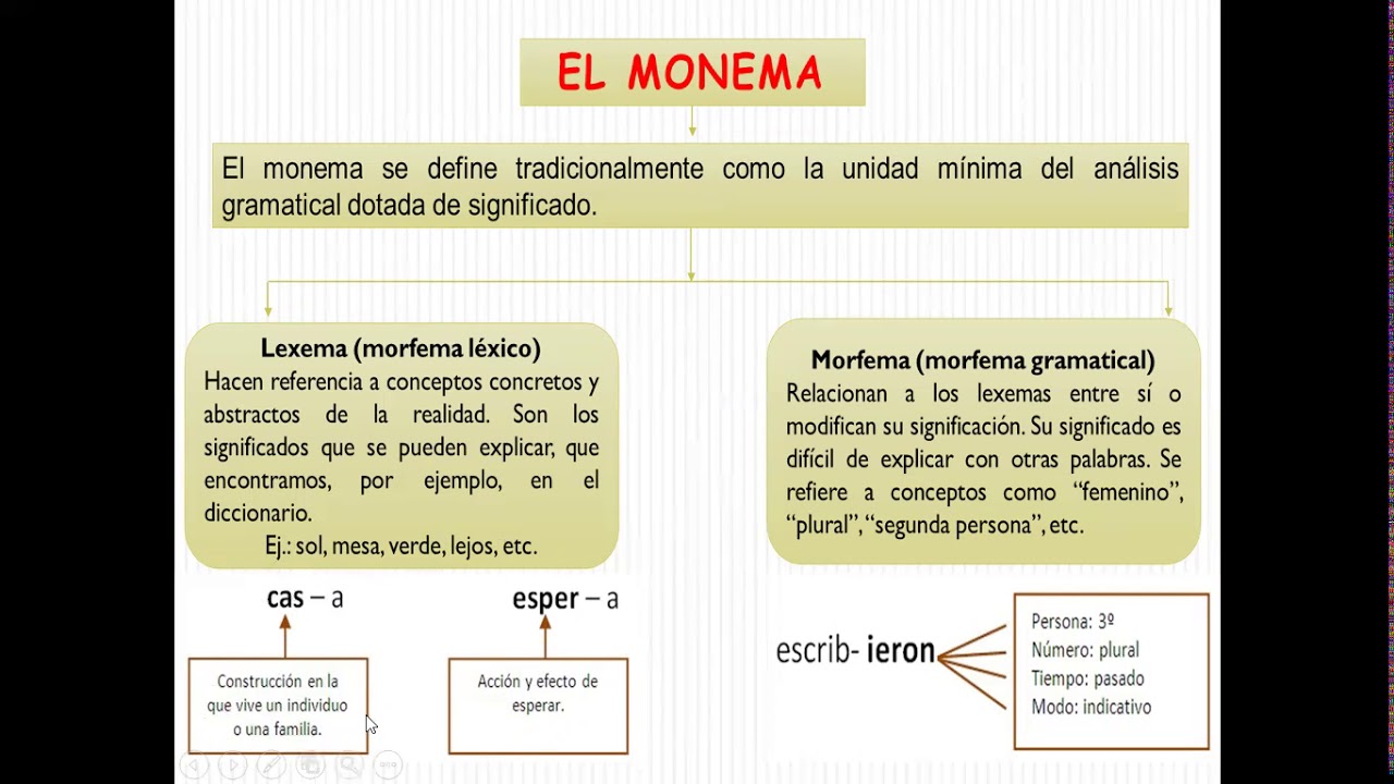 Tema: Unidades significativas de las palabras para 1° grado de
