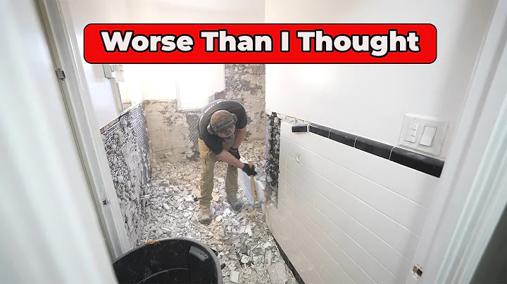 WORSE THAN I THOUGHT! 1940s Bathroom Remodel Start to Finish