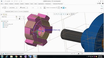 Multiple Disc Clutch Assembly Design   Creo Parametric 3 0   Part 1