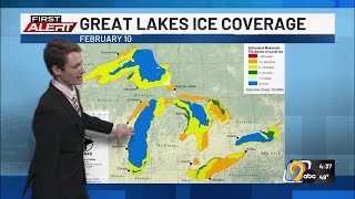 First Alert: Weather Now - Checking on how much ice is on the Great Lakes