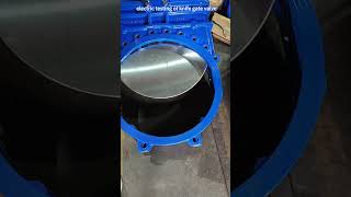 Electric testing of knife gate valve #cnc #valve #test #electric #factory #oilandgas #automobile