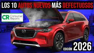 Top 10 Autos Nuevos Mas Defectuosos 2026 Carslatino