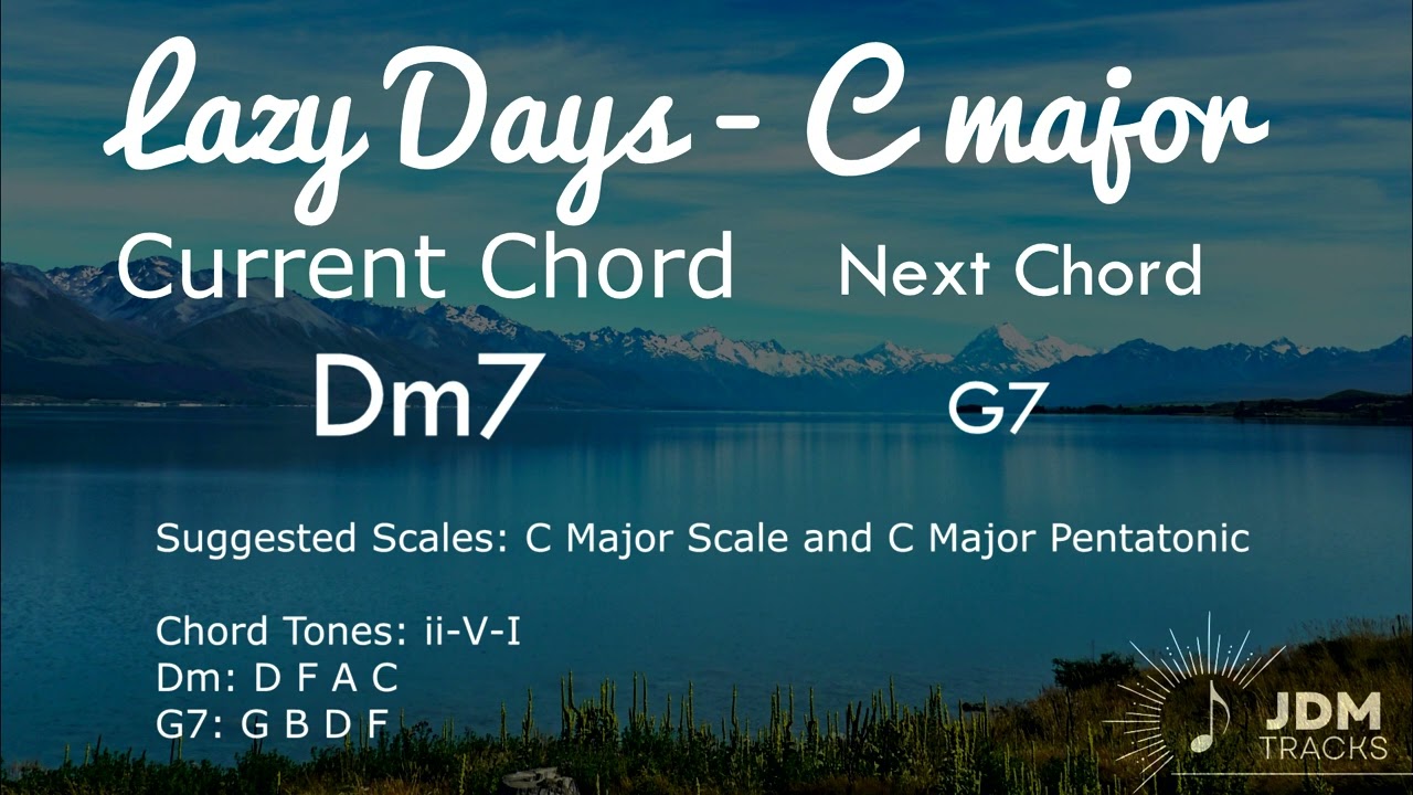 Chill Smooth Jazz Backing Track (C Major) "Lazy Days"
