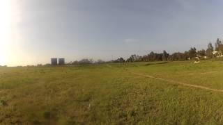 TREX-550e FBL - Inverted Piro Practice (Part 1 of 2)