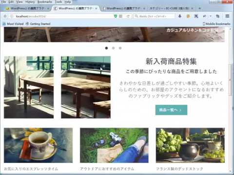 WordPressとの連携プラグイン1.03 投稿ページと投稿一覧ページ 連携 EC-CUBE 3系