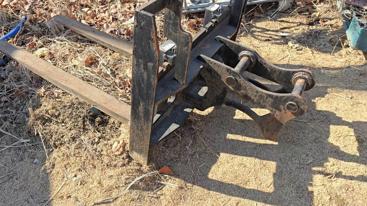 굴착기용 지게발 분양완료