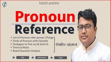 Pronoun Reference in English Grammer with details,Shortcut Rules ,Pronoun Reference,Board Question