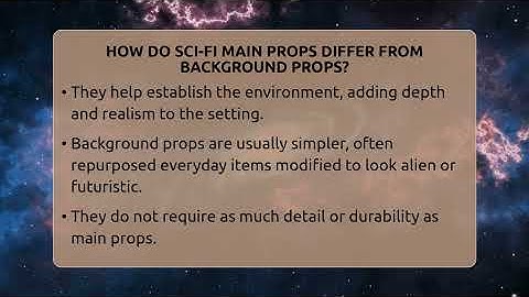 How Do Sci-fi Main Props Differ From Background Props? - The SciFi Reel