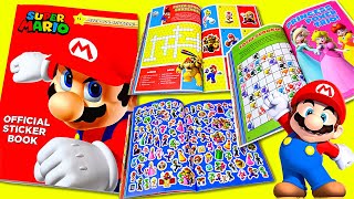 Super Mario Official Sticker Book with Games, over 800 Stickers, Coloring!