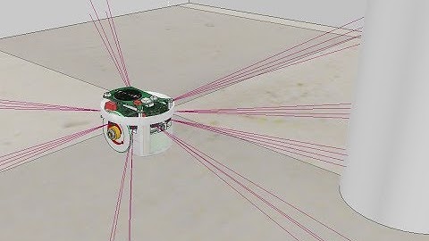 Virtual Robot Learns to Avoid Obstacles in 5 minutes