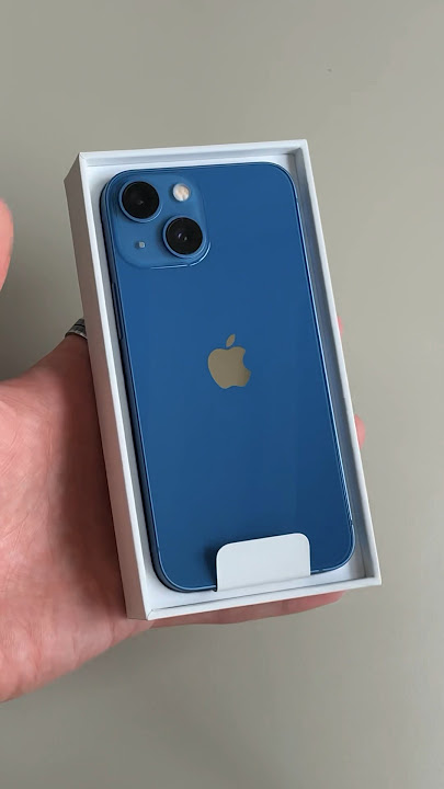 Blue iPhone 13 Mini Unboxing!