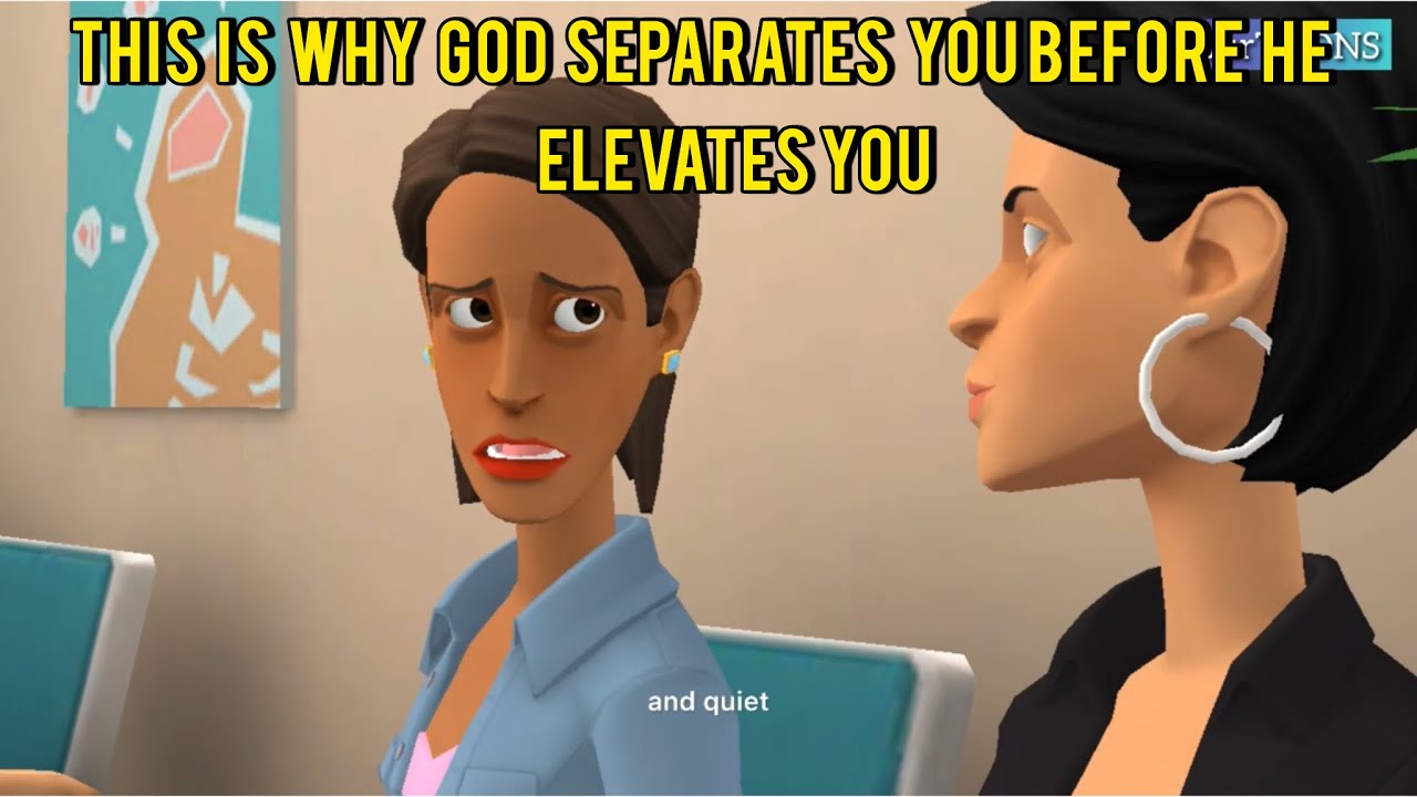 THIS IS WHY GOD SEPARATES YOU BEFORE HE ELEVATES YOU #christiananimation 