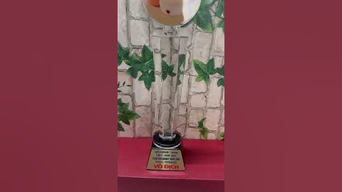 Mẫu cúp pha lê Billiard