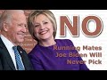 Running Mates Joe Biden Will Never Pick 2020 Election | QT Politics