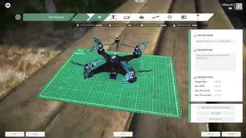 My BetaFPV Beta75 Pro 2 sim mockup.