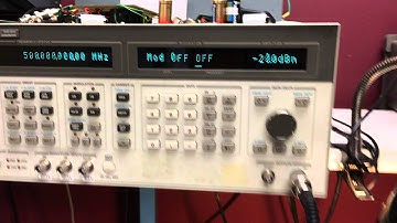 Agilent E4404B Power Amplitude Test