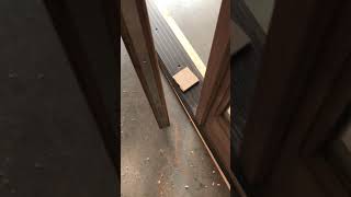 Phirst and Lassing pivot door, modern multi-point lock