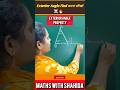 Geometry | Find The Angle | Exterior Angle Kya Hota Hai #math #tutorials #mathstricks #shorts #angel