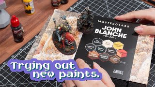 Trying out John Blanche Masterclass Paint Sets