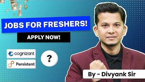 Cognizant & Persistent Hiring 2025 | System Engineer & Java Application Support Engineer Jobs