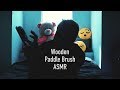 Wooden Paddle Brush Tapping & Scratching ASMR Wooden Paddle Brush Tapping & Scratching ASMR