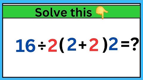 Most People Get This Simple Math Question Wrong! | Maybe 1 in 10 People Can Solve This Math Problem