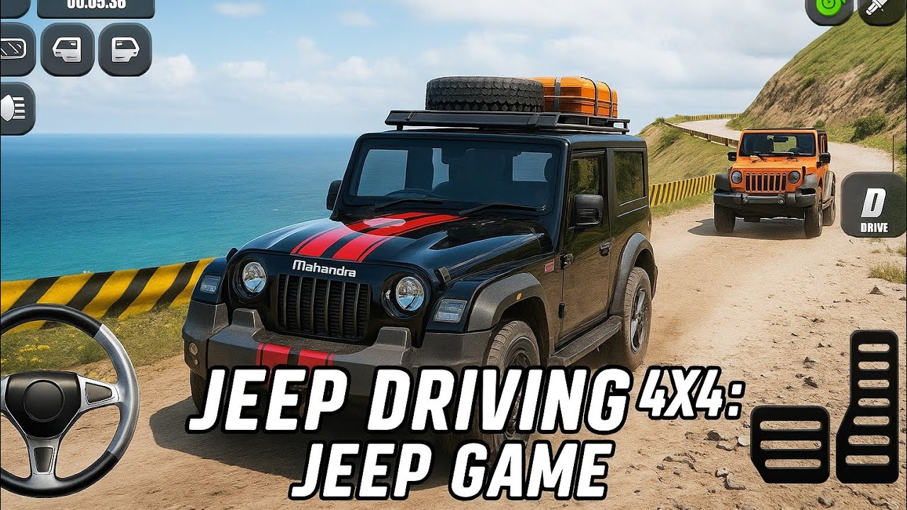 Jeep Driving 4x4: Jeep Game - Epic Off-Road Adventure 2025! 🚙