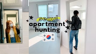 Apartment Hunting in Seoul, Korea VLOG | seoul apartment tour(s) 🥵