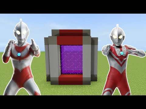 Membuat Portal Ultraman Zoffy & Ultraman Jack ~ Minecraft PE