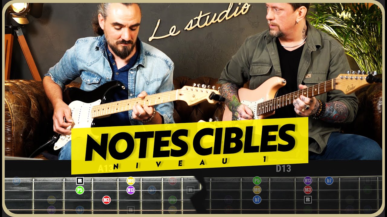 Initiation aux notes cibles sur un Blues