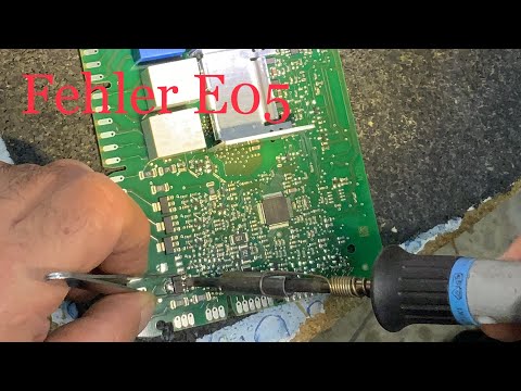 Geschirrspüler Bosch Siemens Fehler E05. Leistungselektronik reparieren. Pumpt nur noch ab.