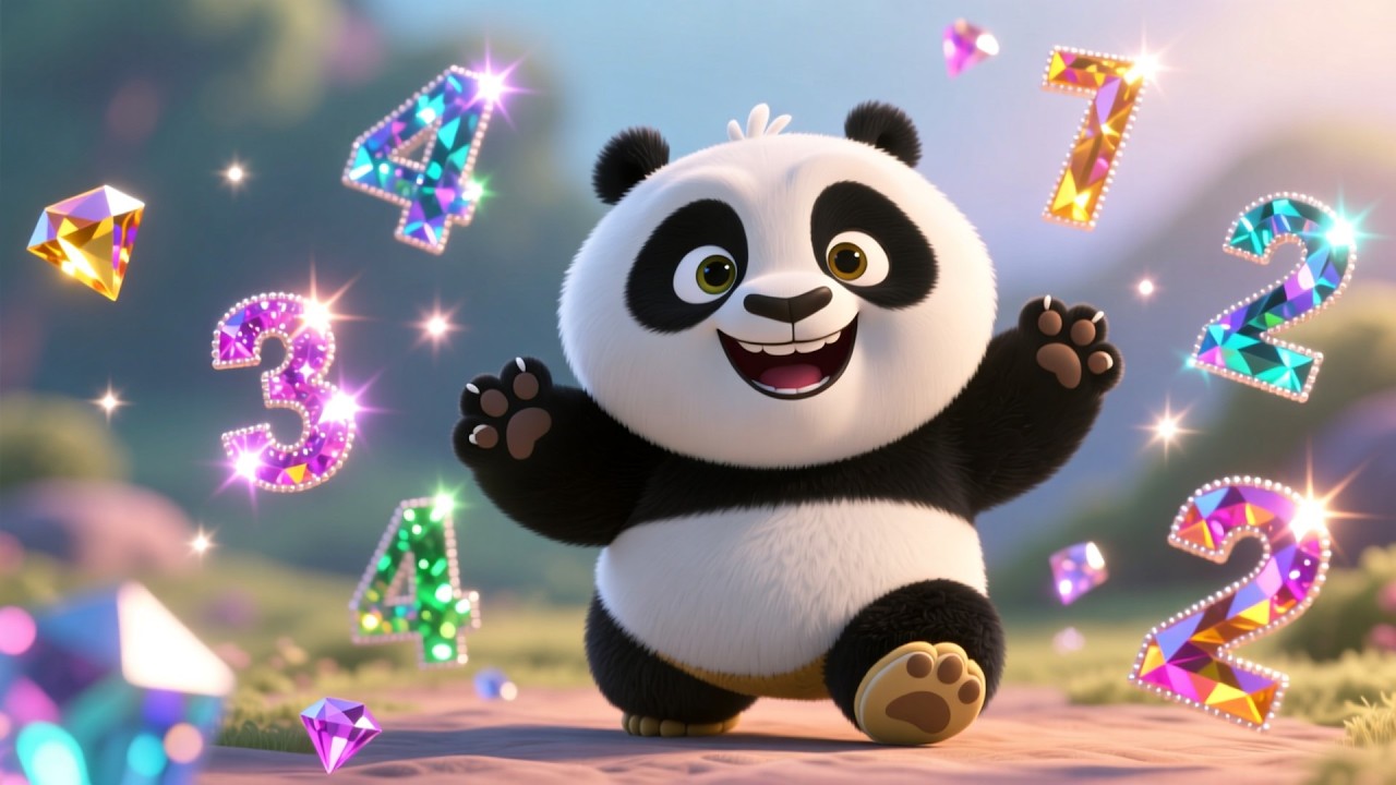 A Panda Tiny Panda’s Sky Count 🐼☁️ | Learn Counting with Panda | Fun Preschool ...