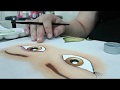 Como pintar olhos/Curso de Pintura em Tecidos Iniciantes - Aula 4