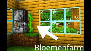 Ik Bouw Een Bloemenfarm In Minecraft! (Survival)