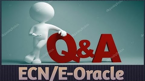 Questions and Answers in E-Oracle/ECN