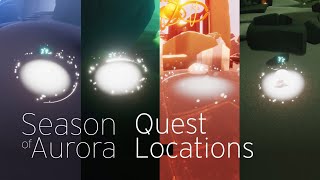 Season of Aurora Quest locations in Sky cotl by ThatSkySylvos