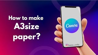 how to make A3 size paper in canva?A3 size canva ഉണ്ടാക്കാം? screenshot 5