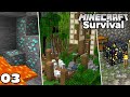 Let's Play Minecraft Survival : DIAMONDS, Animal Pens, Mob Spawner! Episode 3