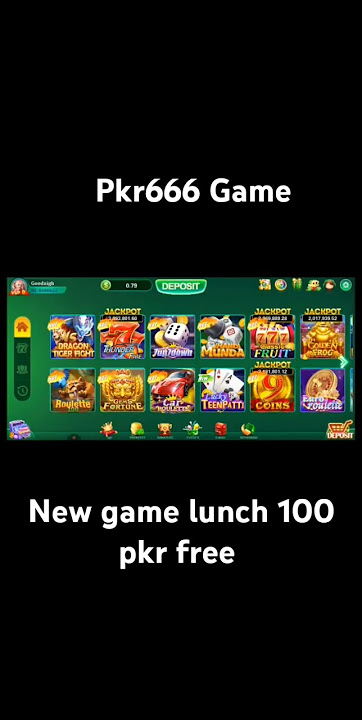 New game lunch 100 pkr free bonus PKR666 ZABARDAST winning game loss recover zoorolated trick