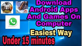 How To Download and Install Android Apps And Games On Computer | IDEAL COMPUTING screenshot 4