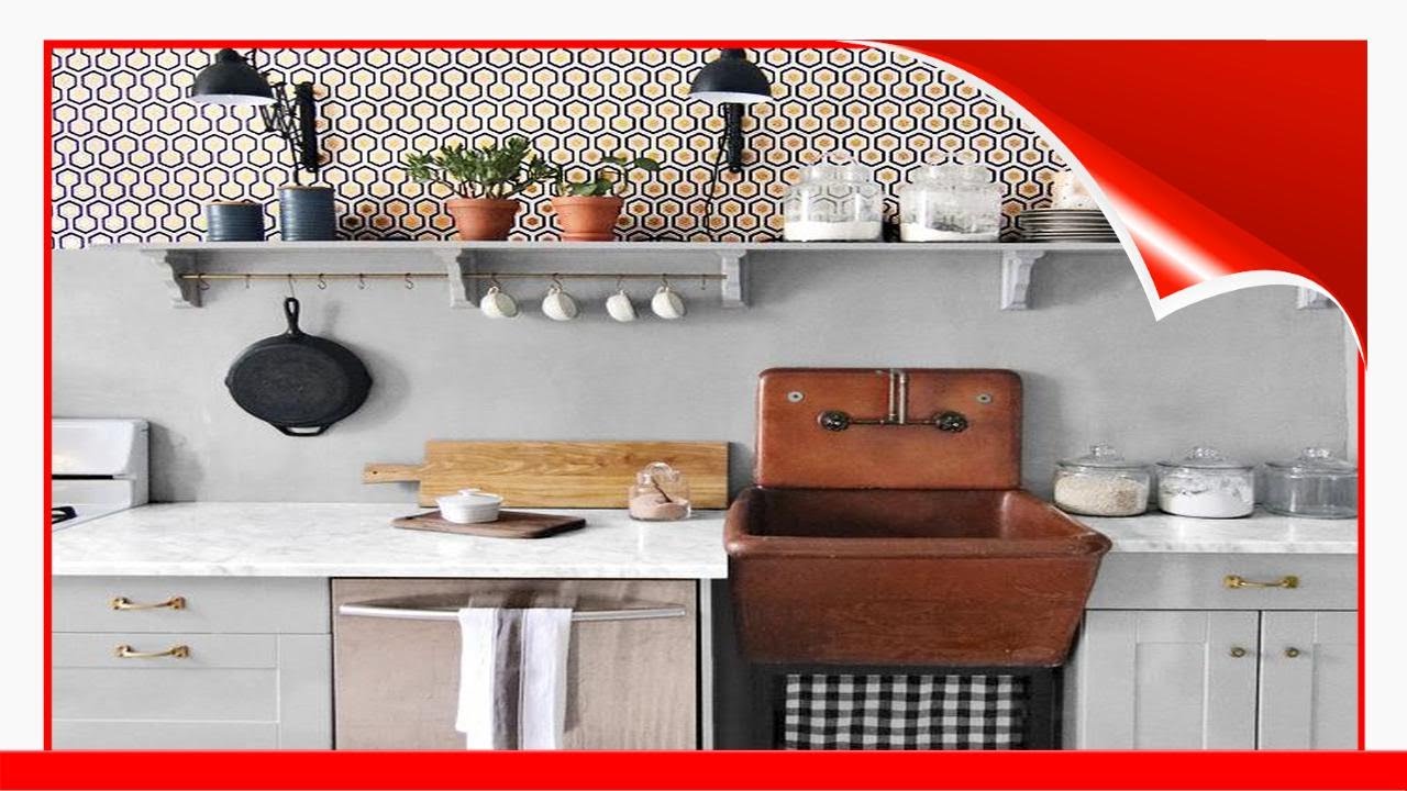 15 Beautiful Ways To Decorate Your Kitchen With Wallpaper !
