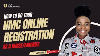 HOW TO DO NMC ONLINE REGISTRATION AS A NURSE/MIDWIFE